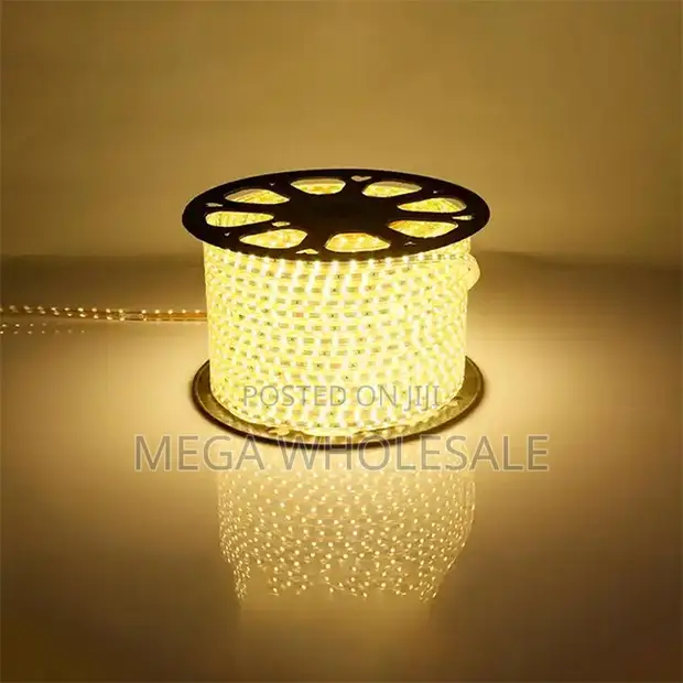 50M SMD Warm White LED Strip Light - 1