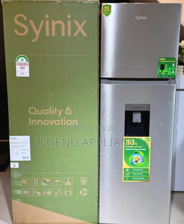 Syinix 210 Litres Fridge with Water Dispenser - 1