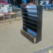 Kikapu cha Viatu cha Kisasa chenye Droo, Nyeusi - 2