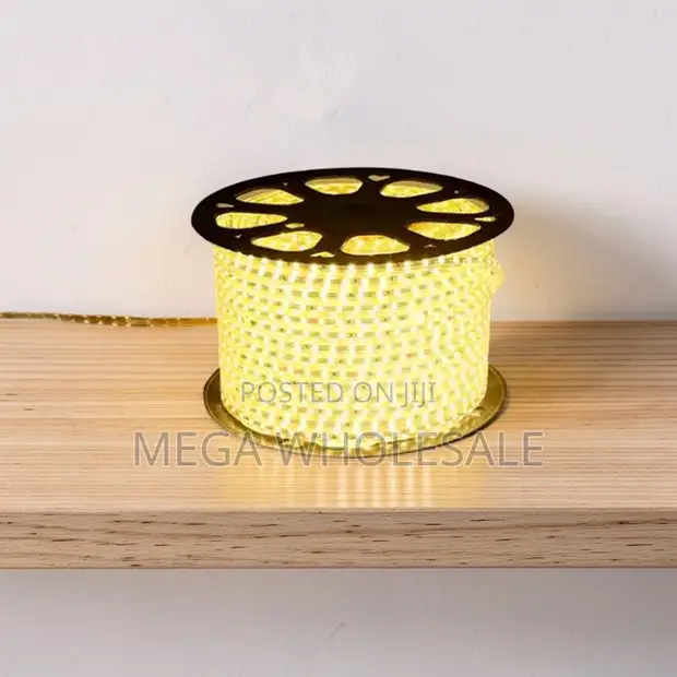 50M SMD Warm White LED Strip Light - 1
