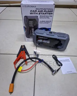 Euromax Car Jump Starter Kit with Tyre Inflator