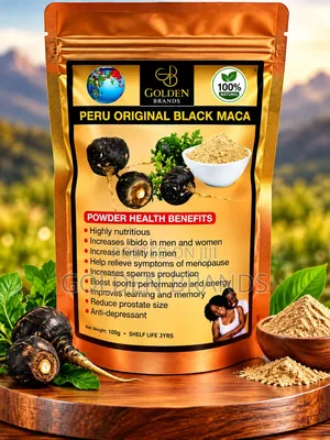 Poda Safi ya Dondoo ya Nyeusi ya Maka ya Kikaboni 100g