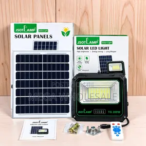 200W LED Solar Flood Light - Usalama wa Nje