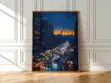 Canvas Art Print: Nairobi Streets - City in the Night - 2