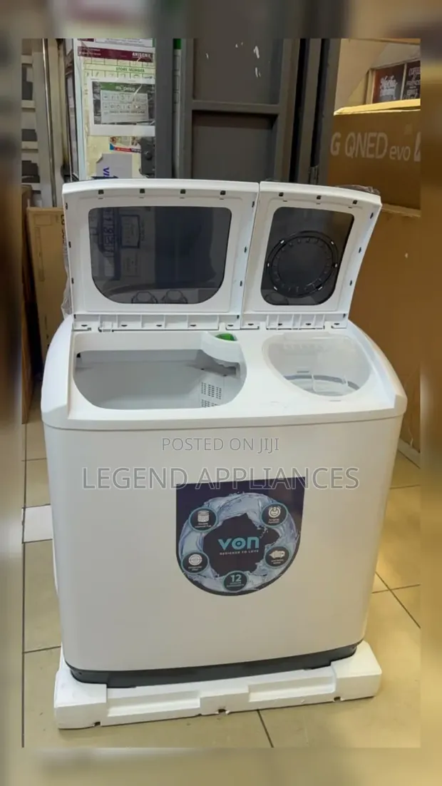VON VWM-13TALK 13KG Twin Tub Washing Machine - 1
