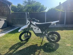Licensed CRF 450RX Style Kids' Electric Dirt Bike - Black/White