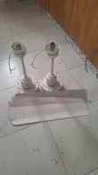 2 White Orient Ceiling Fans - 1