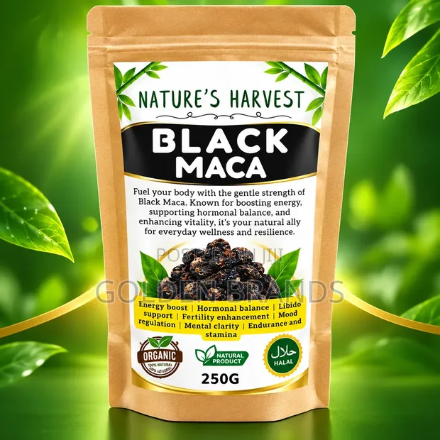 Premium Black Maca Powder 250g - Energy & Vitality Support - 1