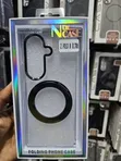 Samsung Z Fold 8 Ultra Clear Case with Metal Stand - 1