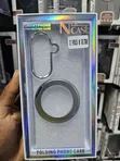 Samsung Z Fold 8 Ultra Clear Case with Metal Stand - 2