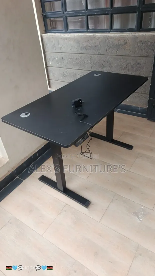 Champion Laptop Study Desk - Electric Adjustable Height - 1