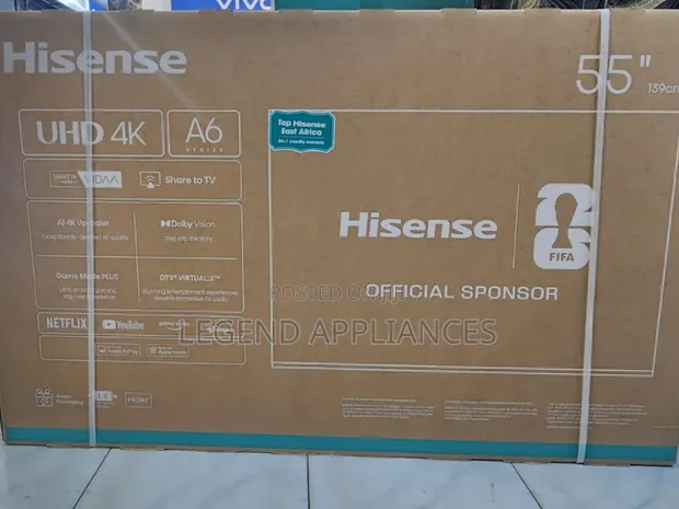 Hisense 55-Inch A6 Series Smart TV (4K UHD) - 1