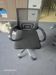 Midback Office Chair with Metallic Base - 1