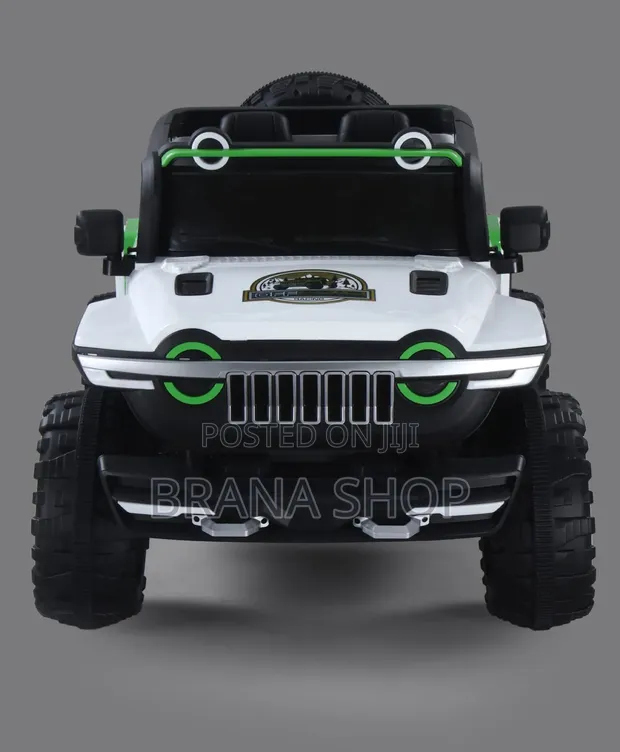 Jeep ya Umeme ya 12V ya Kuendesha na Bluetooth, USB, MP3 & Kidhibiti cha Mbali - 1