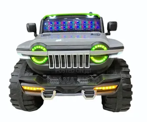 Heavy-Duty 12V Kids Electric SUV Jeep - Grey