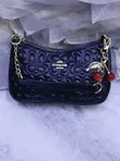 Coach Shoulder Bag with Cherry Charm - 2