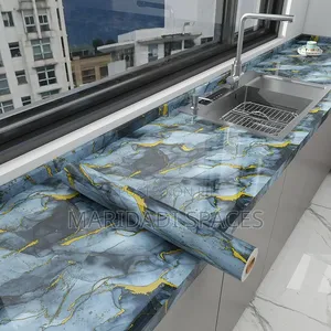 Stylish Self-Adhesive Contact Paper for Kitchen & Bathrooms