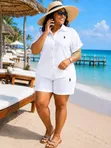 Holiday Linen Shorts - 2