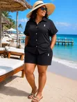 Holiday Linen Shorts - 3