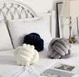 Knot Pillow Round Ball Cushion - Brand New - 3