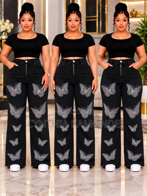 Butterfly Ladies Jeans - 1