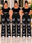 Butterfly Ladies Jeans - 1