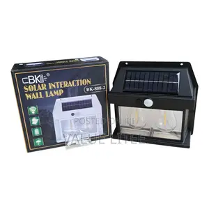 2-Bulb Solar Outdoor Lamp Waterproof