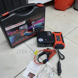 Portable Car Jump Starter Kit & Air Compressor