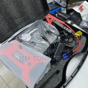Compact Jump Starter na Air Pump & LED Light