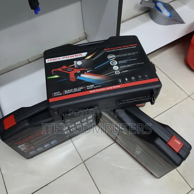 All-in-One Portable Car Jump Starter & Air Compressor Kit - 1