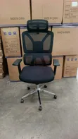 Kiti cha Ofisi cha Ergonomic cha Double Mesh chenye Headrest - 1