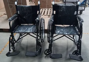 Durable, Comfortable Foldable Standard Wheelchair with Footrest
