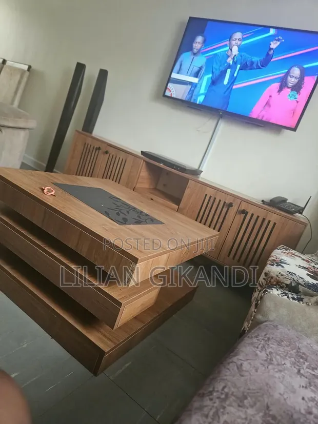 TV Stand and Matching Coffee Table - 1