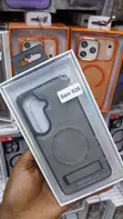 Gray Leather Case for Samsung Galaxy S26 - 2