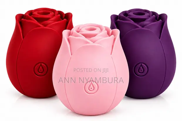 Rose Toy Vibrator for Women - Premium Medical Grade Silicone - 1