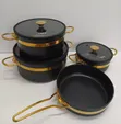 7-Piece SFE Nonstick Granite Cookware Set - 2