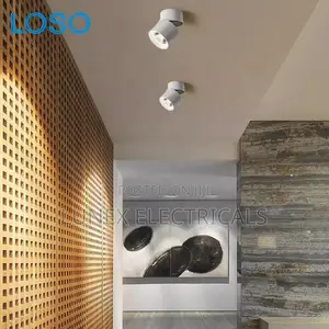 Foldable LED Surface Mount Downlight - Aluminum, 360° Rotatable
