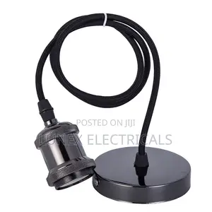 Vintage E27 Metal Screw Ceiling Hanging Edison Lamp