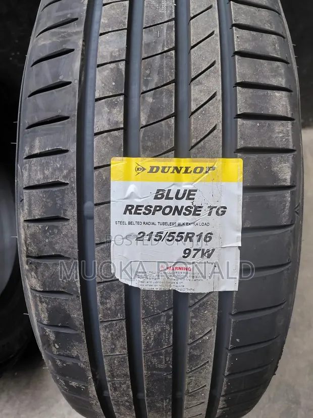Tairi ya Dunlop 215/55R16 (Blue Response TG) - 1