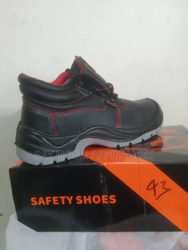 Leather Safety Boots - All Sizes - 1