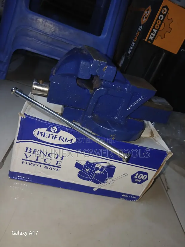 Kenfria 100mm Fixed Base Bench Vice - 1
