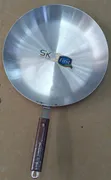 26cm Aluminium Frying Pan with Wooden Handle - 2