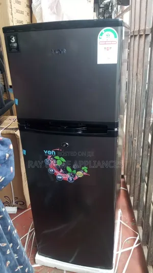 Von Direct Cool 181L Double Door Refrigerator