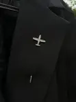 Lapel Pins za Chuma za Unisex - Fedha - 1