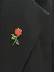 Lapel Pins za Chuma za Unisex - Fedha - 5
