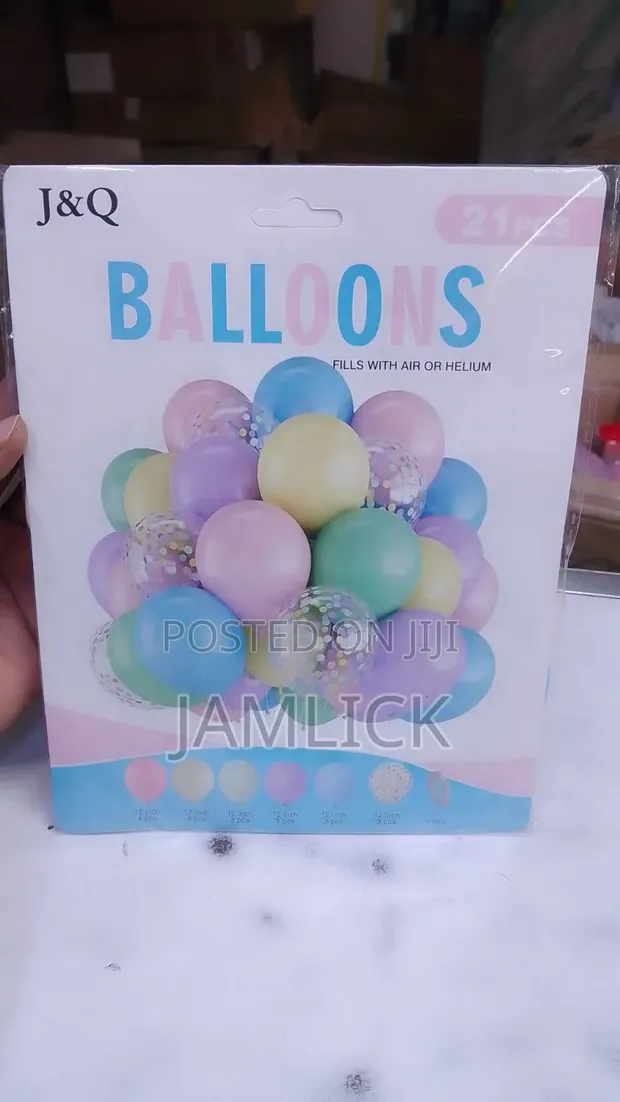 21pcs Confetti Balloons - Mpya Kabisa - 1