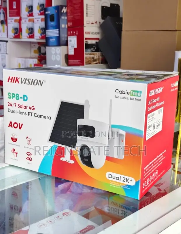 Hikvision SP-8 Dual Lens Solar PTZ Camera - 1