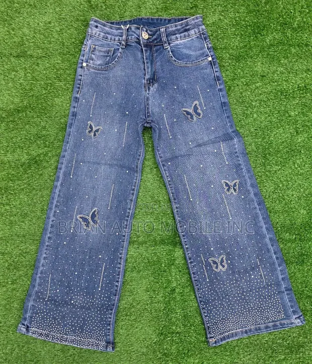 Barbie Flared Jeans - Girls Size 6-9Y - 1