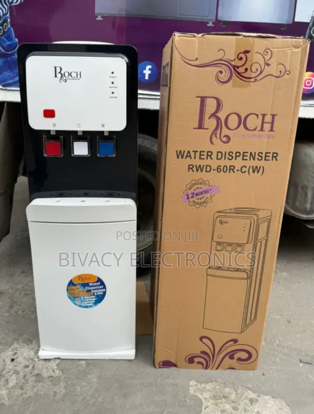 Roch 3 Taps Water Dispenser with Compressor - 1