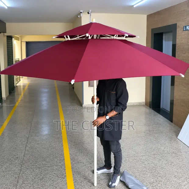 Umbrella ya Bustani ya Kivuli ya Canvas - 1